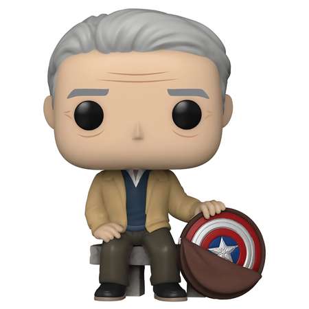 Фигурка Funko POP! Bobble Marvel Avengers Endgame Old Man Steve Year Of The Shield Exc 55481