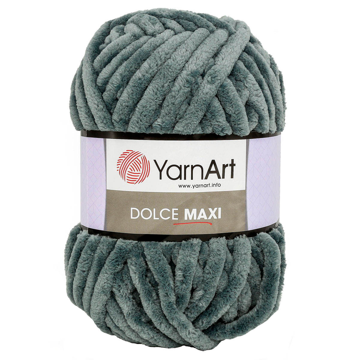 Пряжа для вязания YarnArt Dolce Maxi 200 гр 70 м микрополиэстер объемная мягкая 2 мотка 760 серый - фото 6