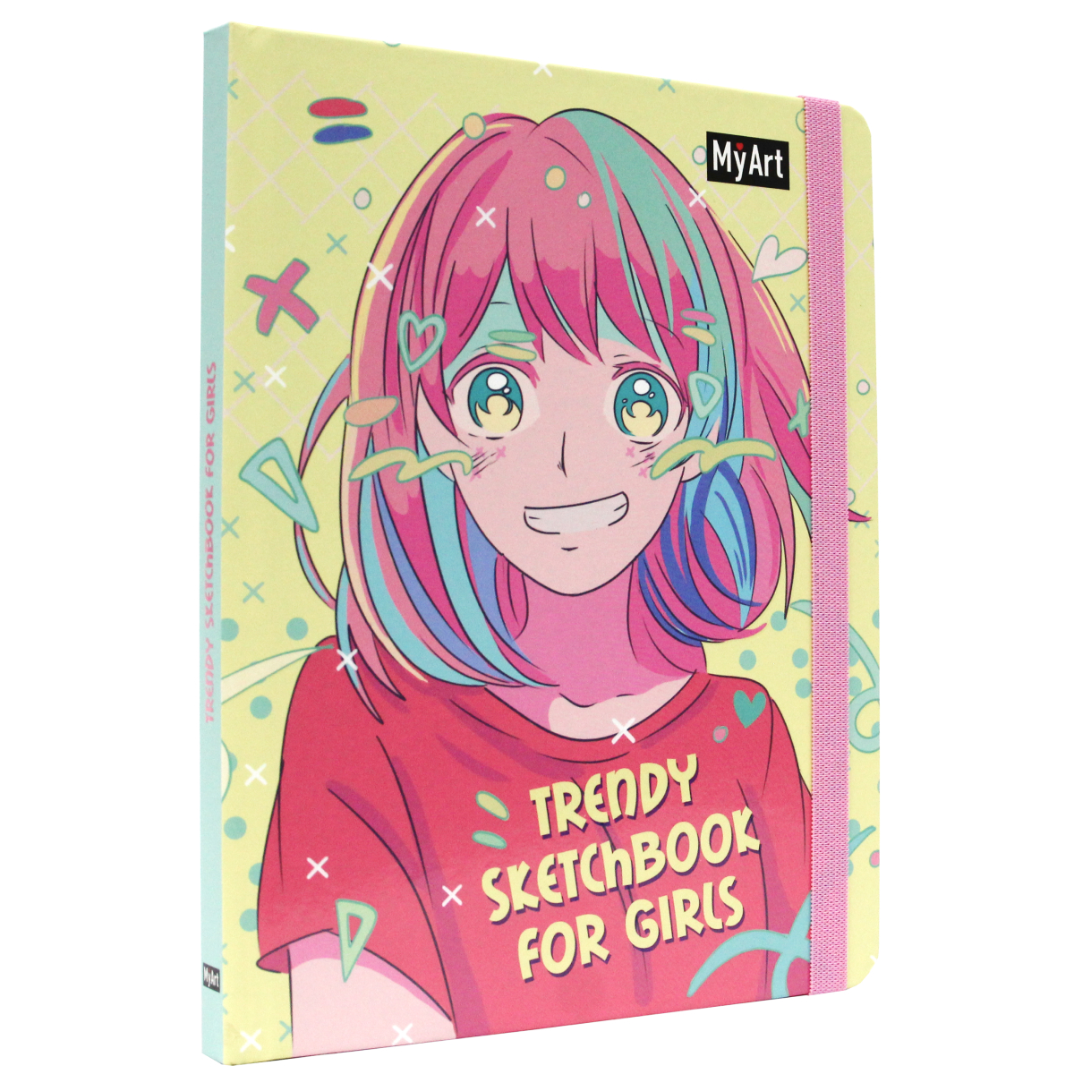 Блокнот Проф-Пресс Myart Trendy Sketchbook for Girls Анимэ