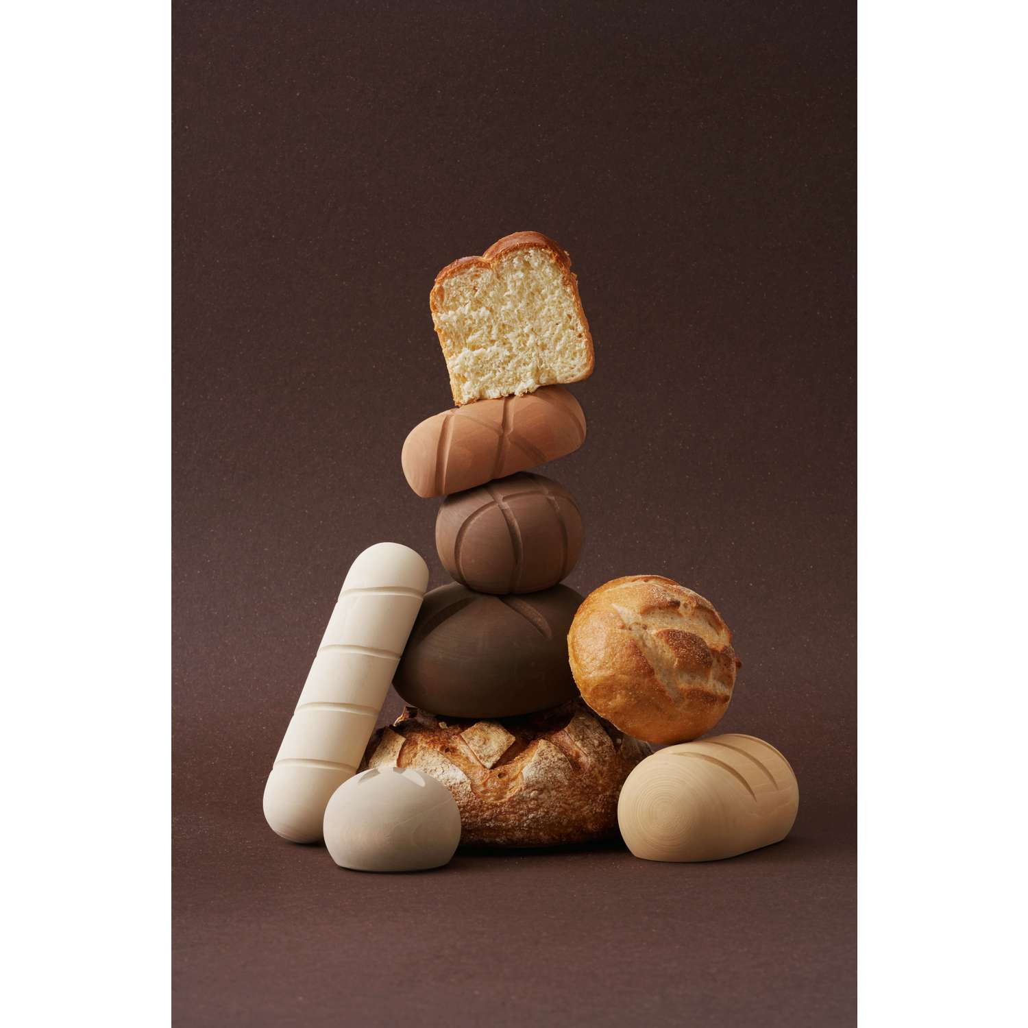 Деревянная развивающая игрушка RADUGA GRËZ Хлеб - фото 5