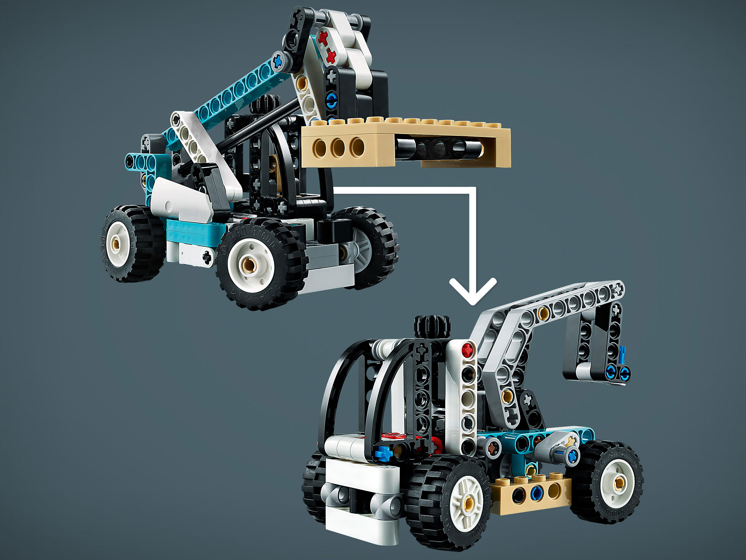 Конструктор LEGO Technic Telehandler Телескопический погрузчик - фото 13