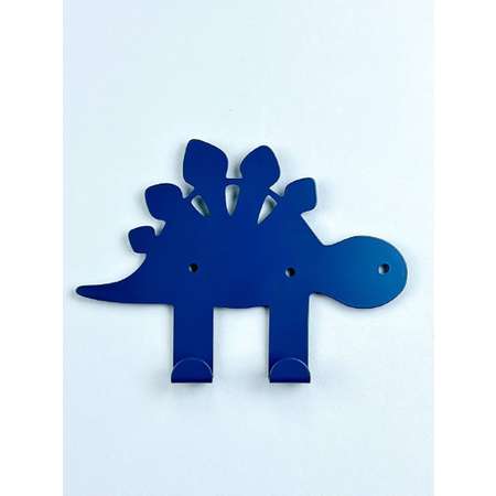 Вешалка настенная Зонт Мастерская Уюта Динозавр панцирный синий