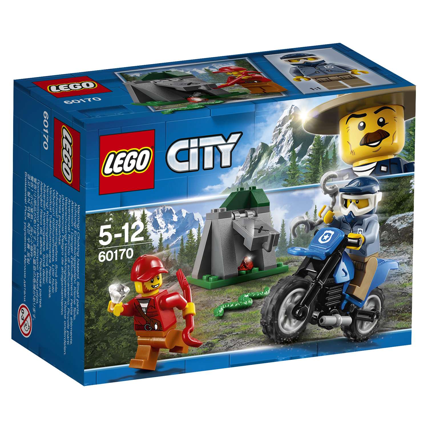 Конструктор LEGO Погоня на внедорожниках City Police (60170) - фото 2