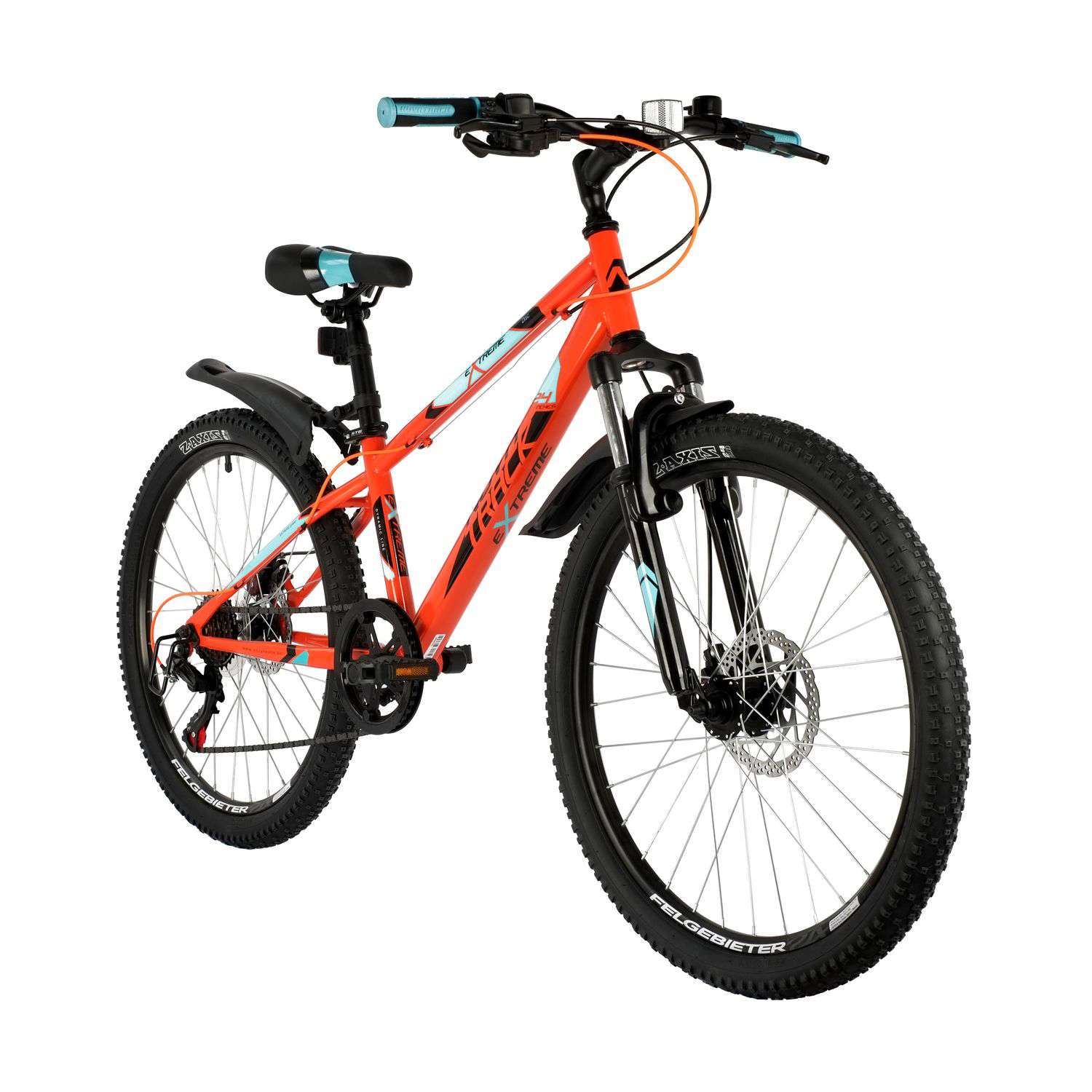 Велосипед 24 оранжевый NOVATRACK EXTREME6.D - фото 2