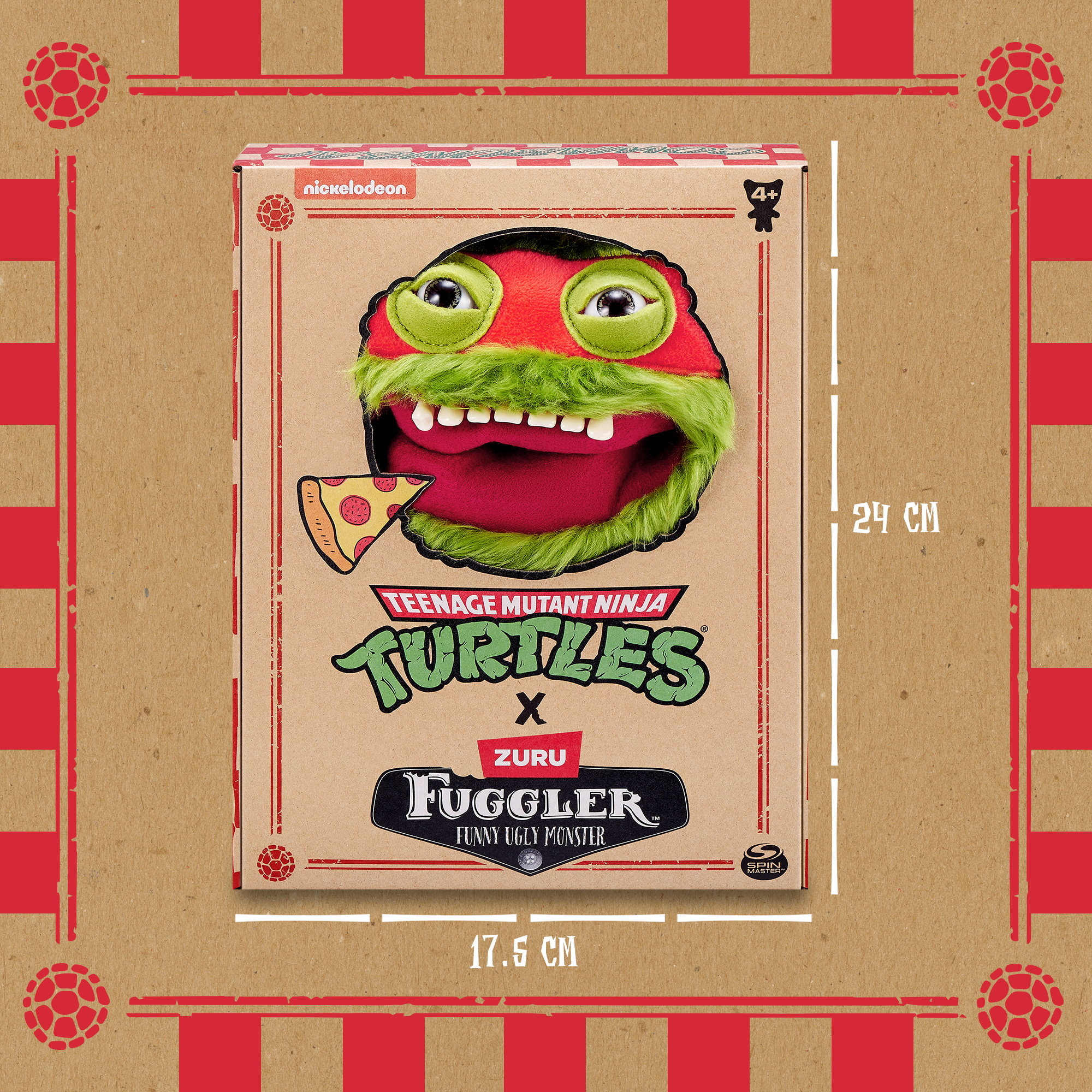 Игрушка мягкая FUGGLER Series 1 TMNT Рафаэль 15707D - фото 3