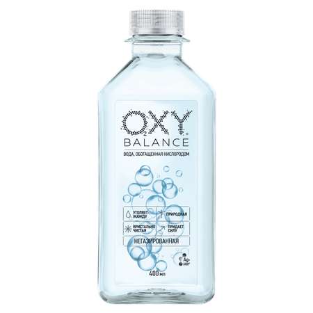 Вода артезианская кислородная Oxy Balance 400мл
