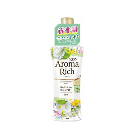 Кондиционер для белья Lion Aroma Rich Ellie Натуральные Масла 520 мл