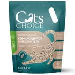 Наполнитель Cats Choice 6 л комкующийся, растительный