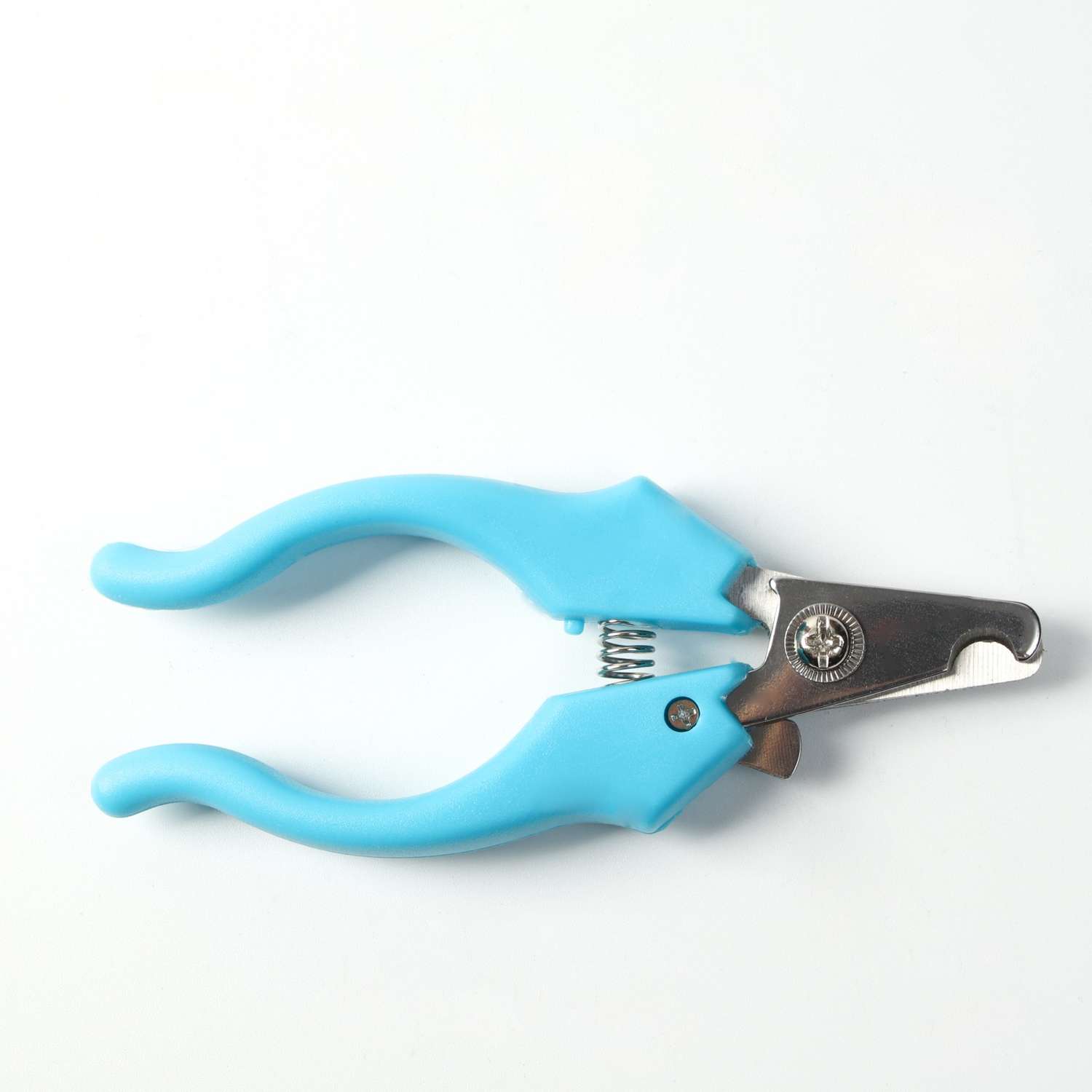Когтерез Пижон боковой малый с фигурными ручками отверстие 9 мм голубой - фото 1