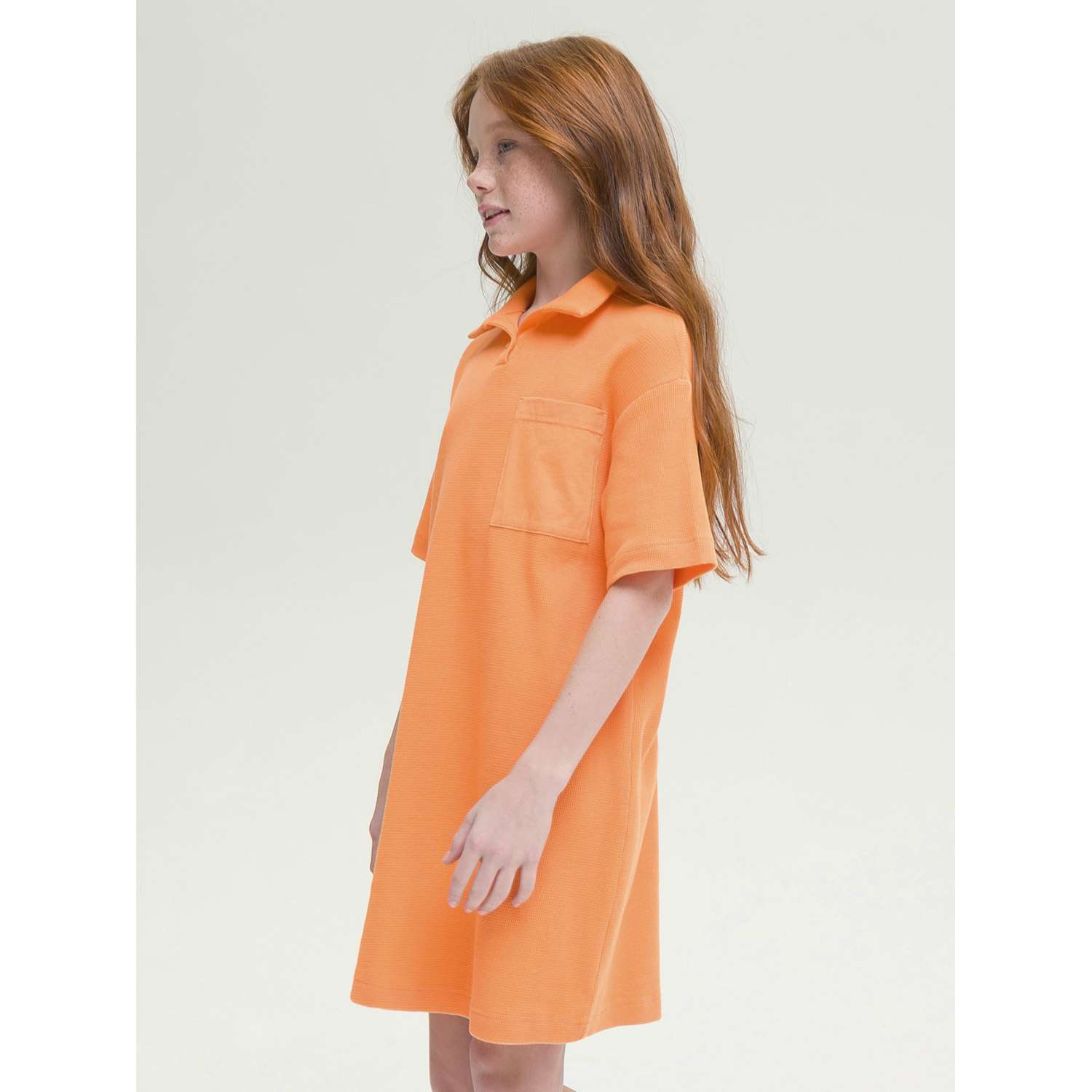 Летнее платье PELICAN GFDT4317/2/Оранжевый(31) - фото 2