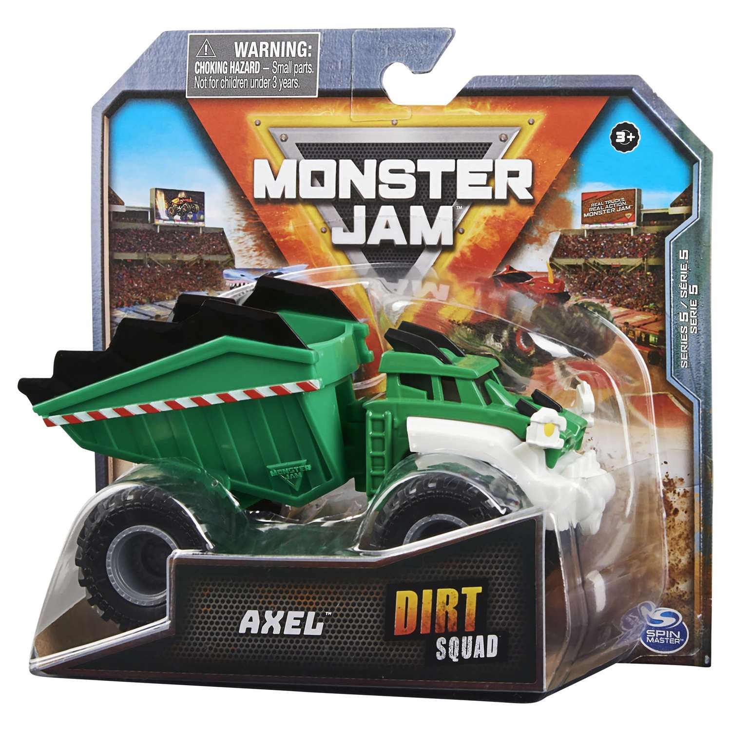 Машинка Monster Jam 1:64 Бульдозер Axel 6063908 6063908 - фото 3