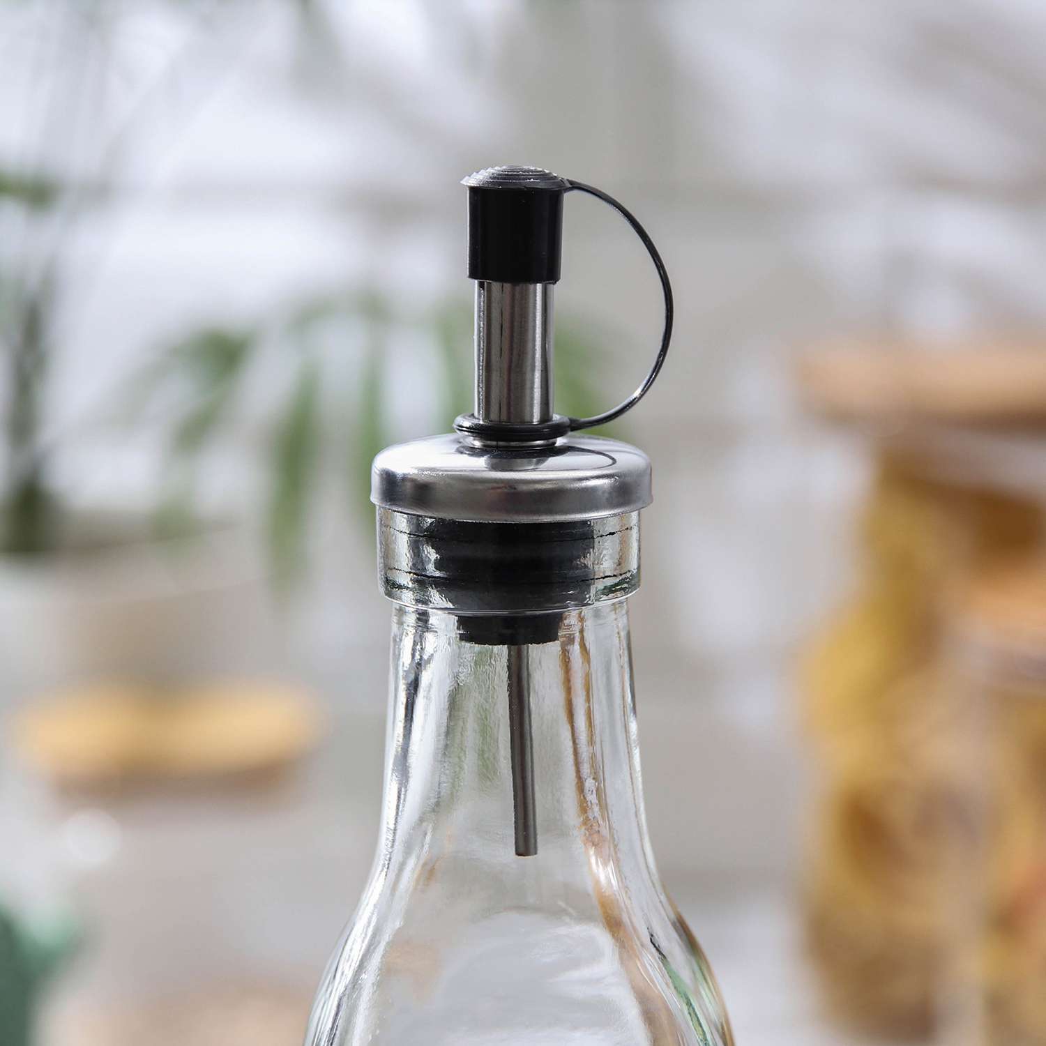 Бутыль Доляна стеклянная для соусов и масла Доляна «Тропики» 500 мл 6×29 см - фото 2