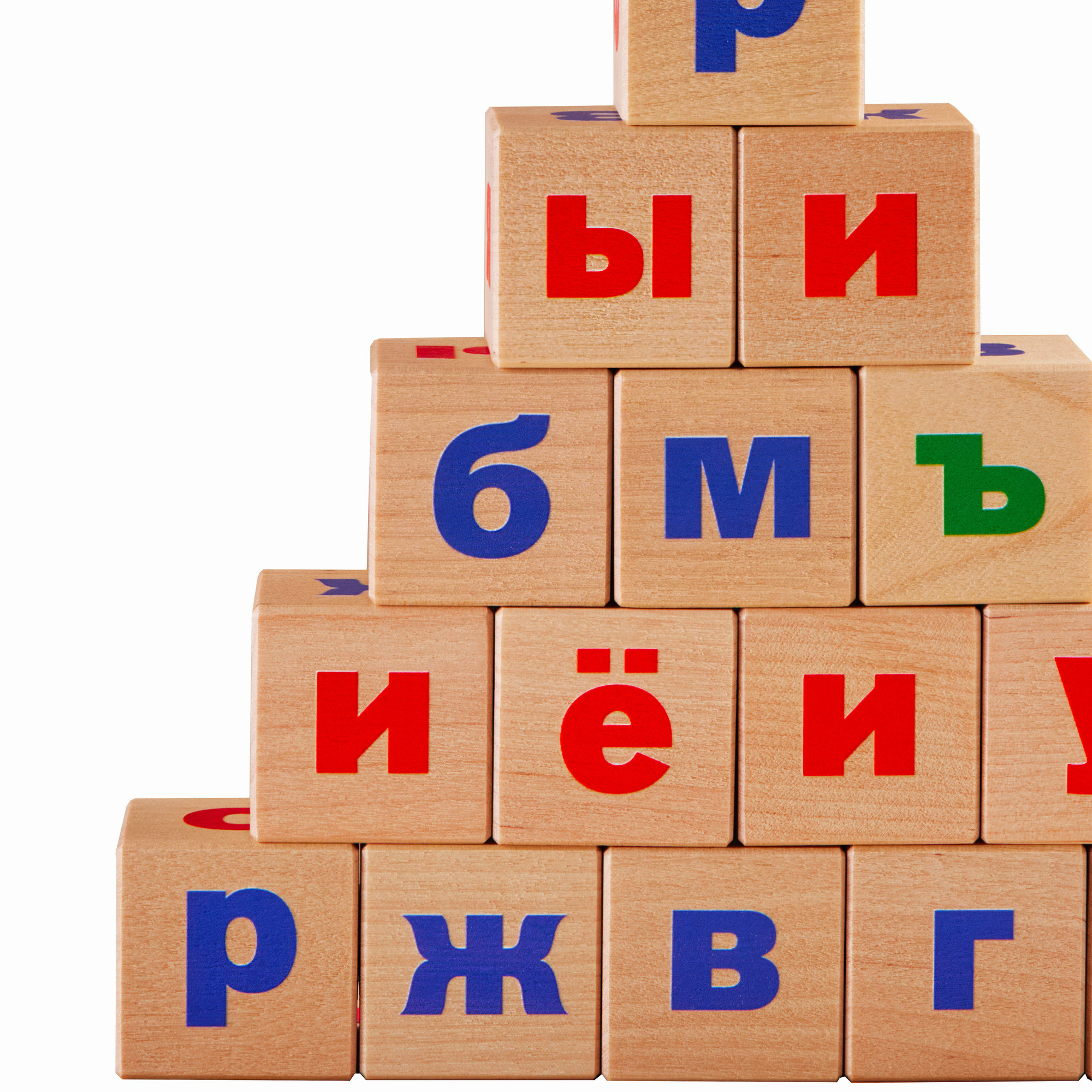 Обучающие деревянные кубики kibooq Лесная Азбука - фото 16
