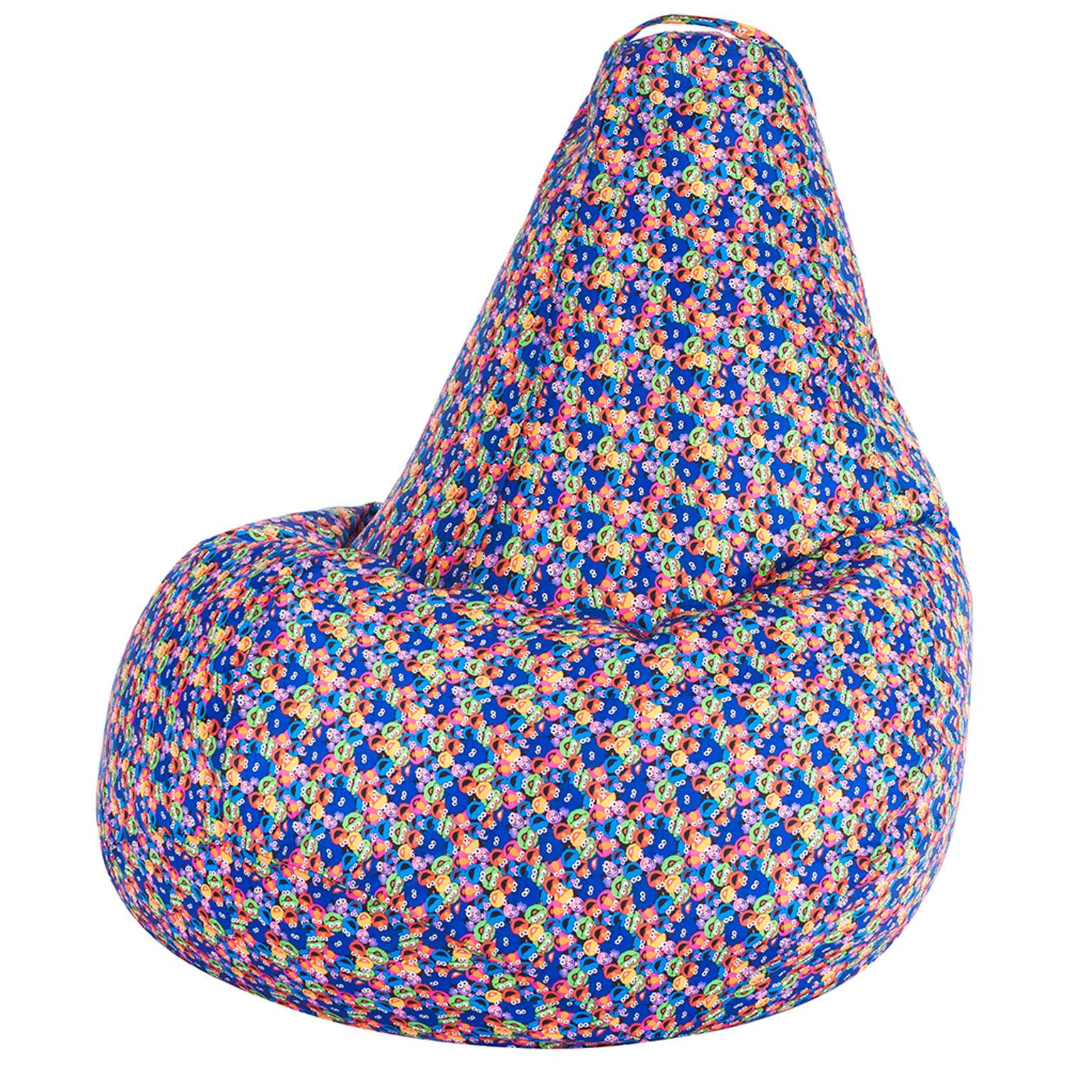 Кресло-мешок груша MyPuff размер XXL миди оксфорд принт - фото 1