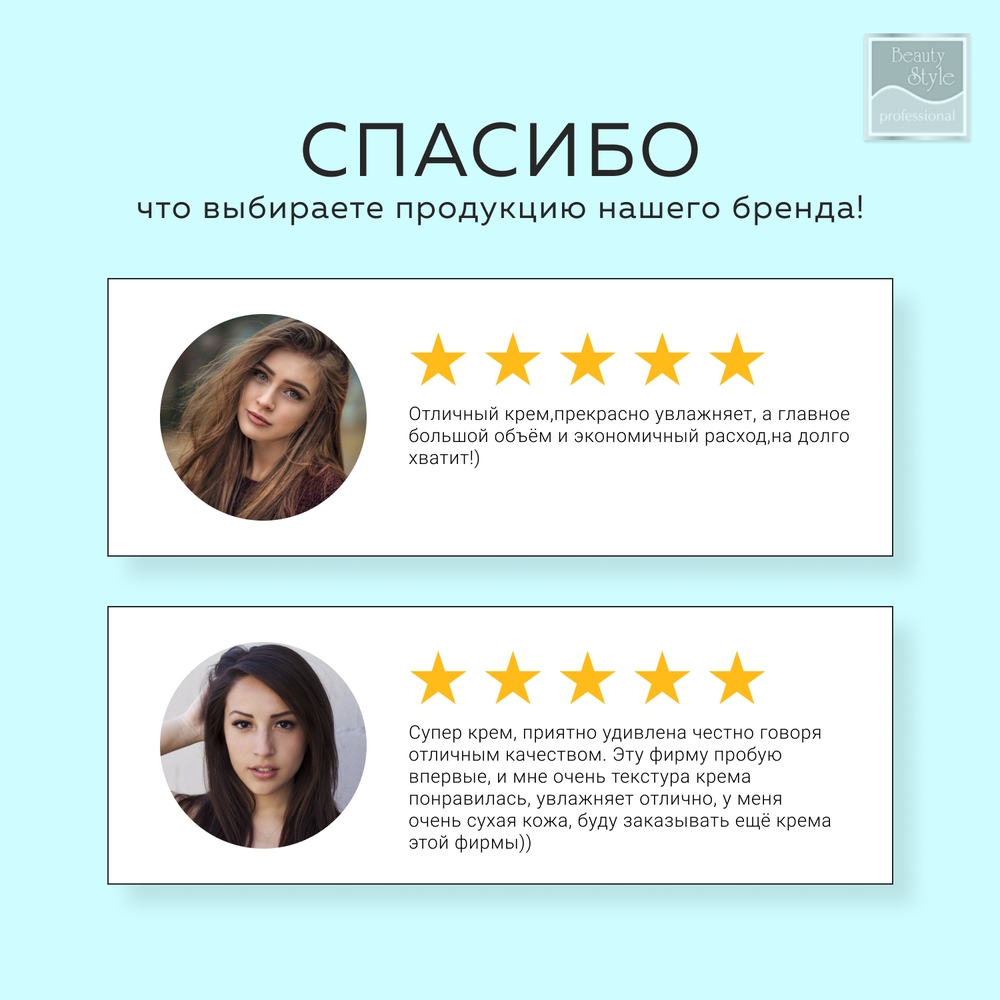 Крем увлажняющий Beauty Style и восстанавливающий для лица и тела Urea 10% и пребиотиками 250 мл - фото 9