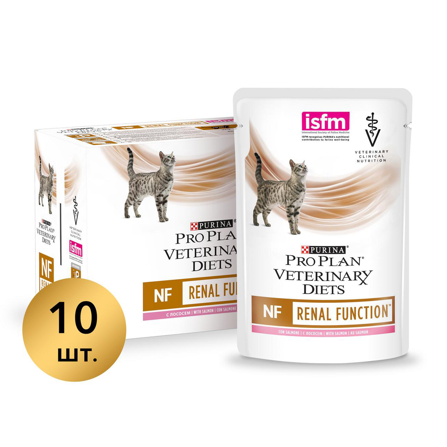 Влажный корм для кошек Purina Pro Plan Veterinary diets 0.085 кг (при заболеваниях почек, лечебный) - фото 5