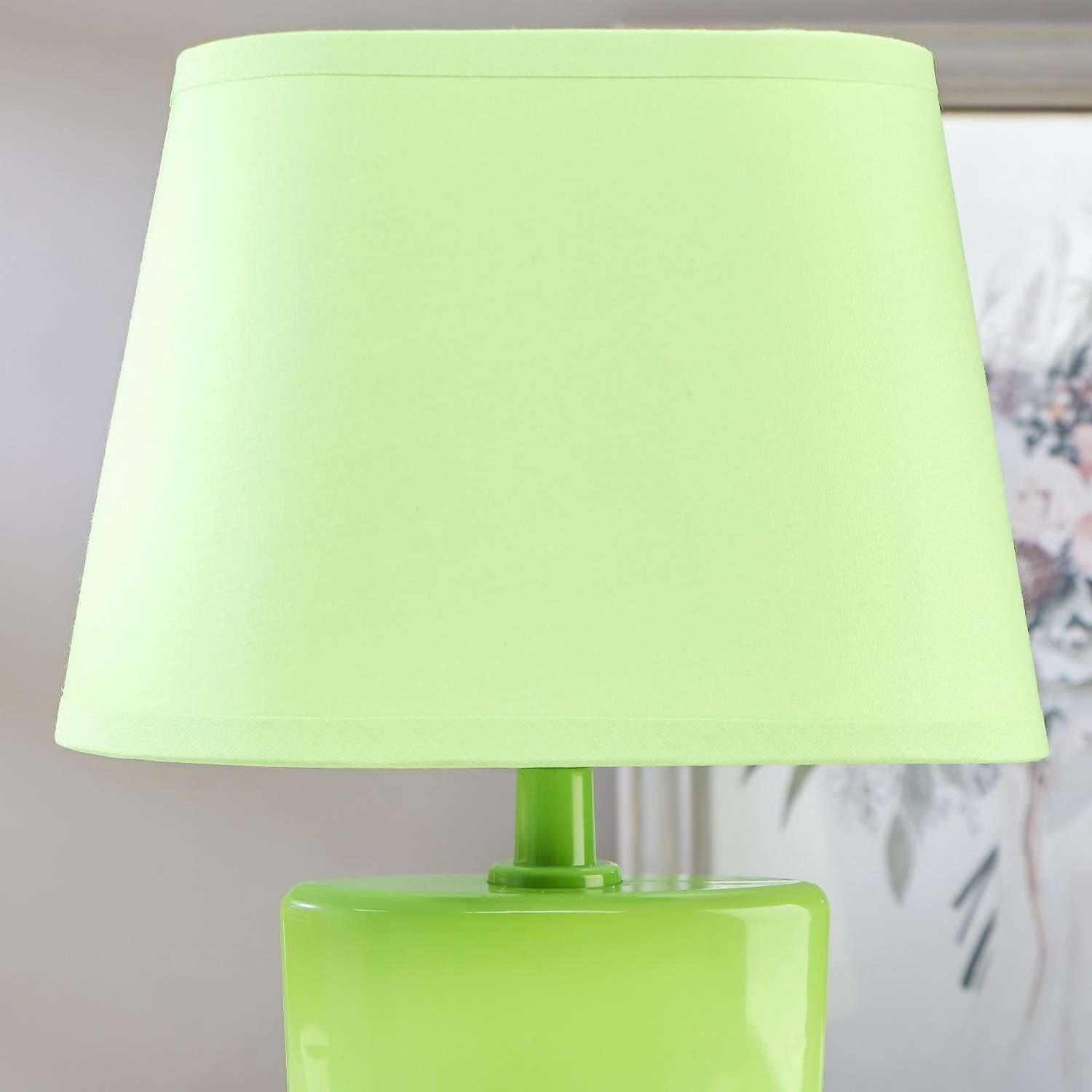 Лампа настольная RISALUX Е14 15Вт зеленый - фото 3