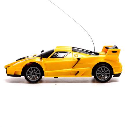 Машина Автоград радиоуправляемая «СпортКар» работает от батареек цвет жёлтый