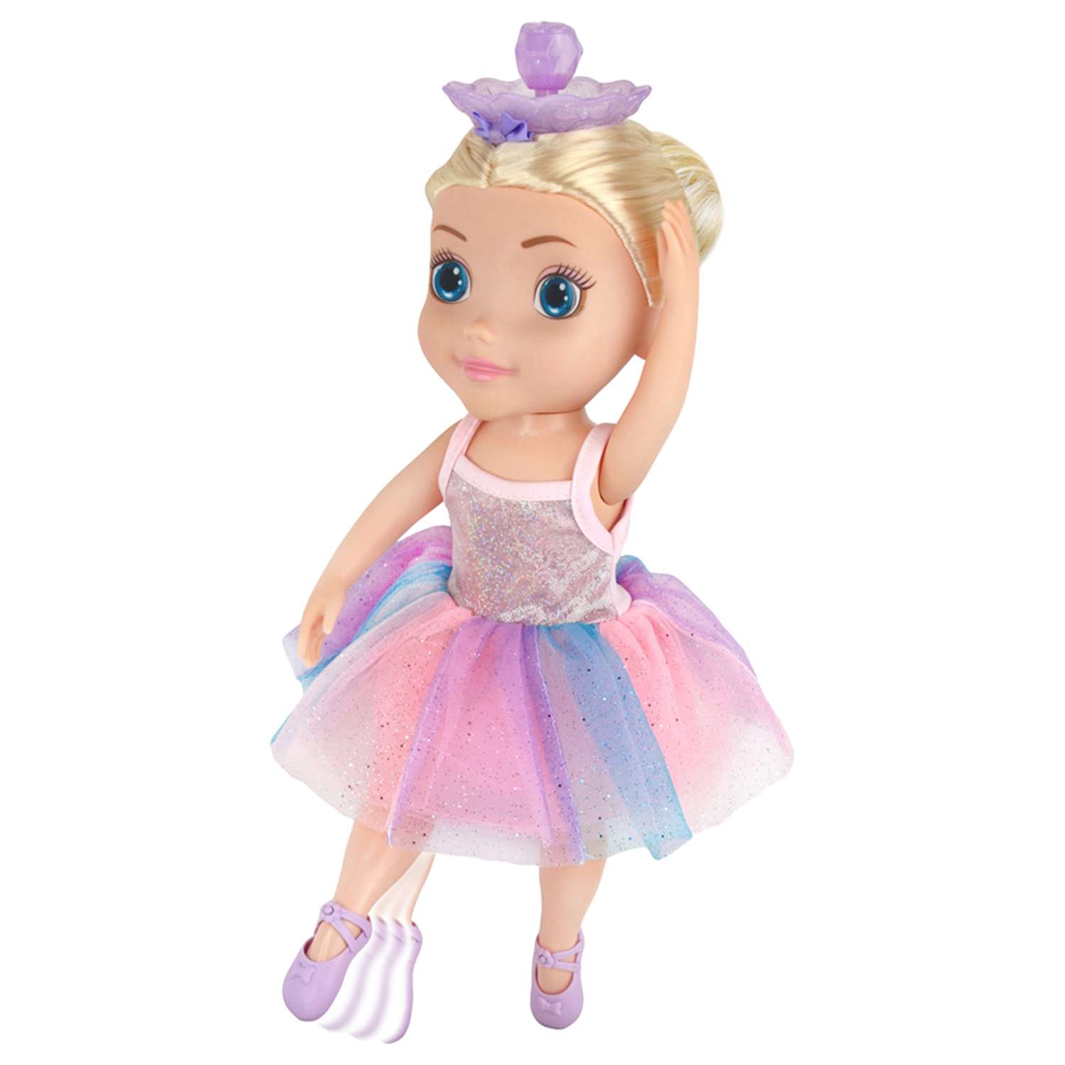 Игрушка Ballerina Dreamer кукла танцующая балерина светлые волосы свет звук 45см HUN7229 HUN7229 - фото 6