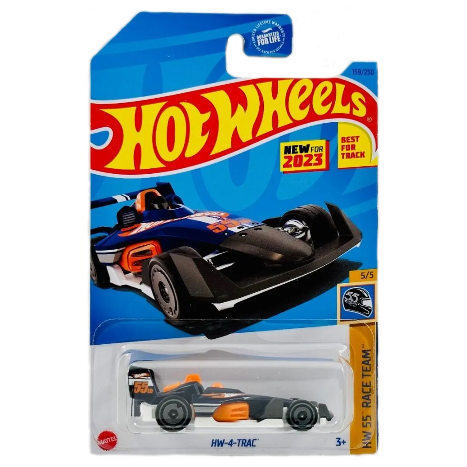 Болид Hot Wheels hw-4-trac 1:64 без механизмов 5785-A159-HKG50 - фото 1