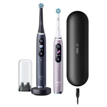 Электрическая зубная щетка ORAL-B iO 9 DUO Black Onyx Rose Quartz