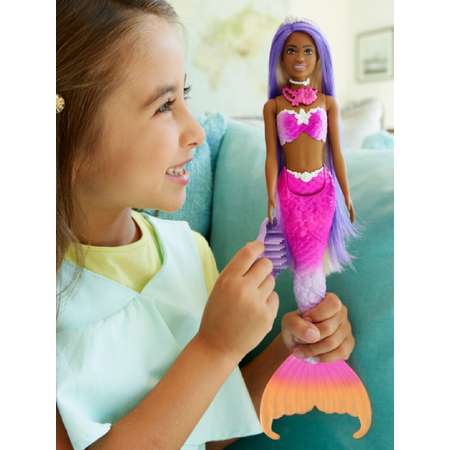 Игровой набор с куклой Barbie Русалка Brooklyn HRP98