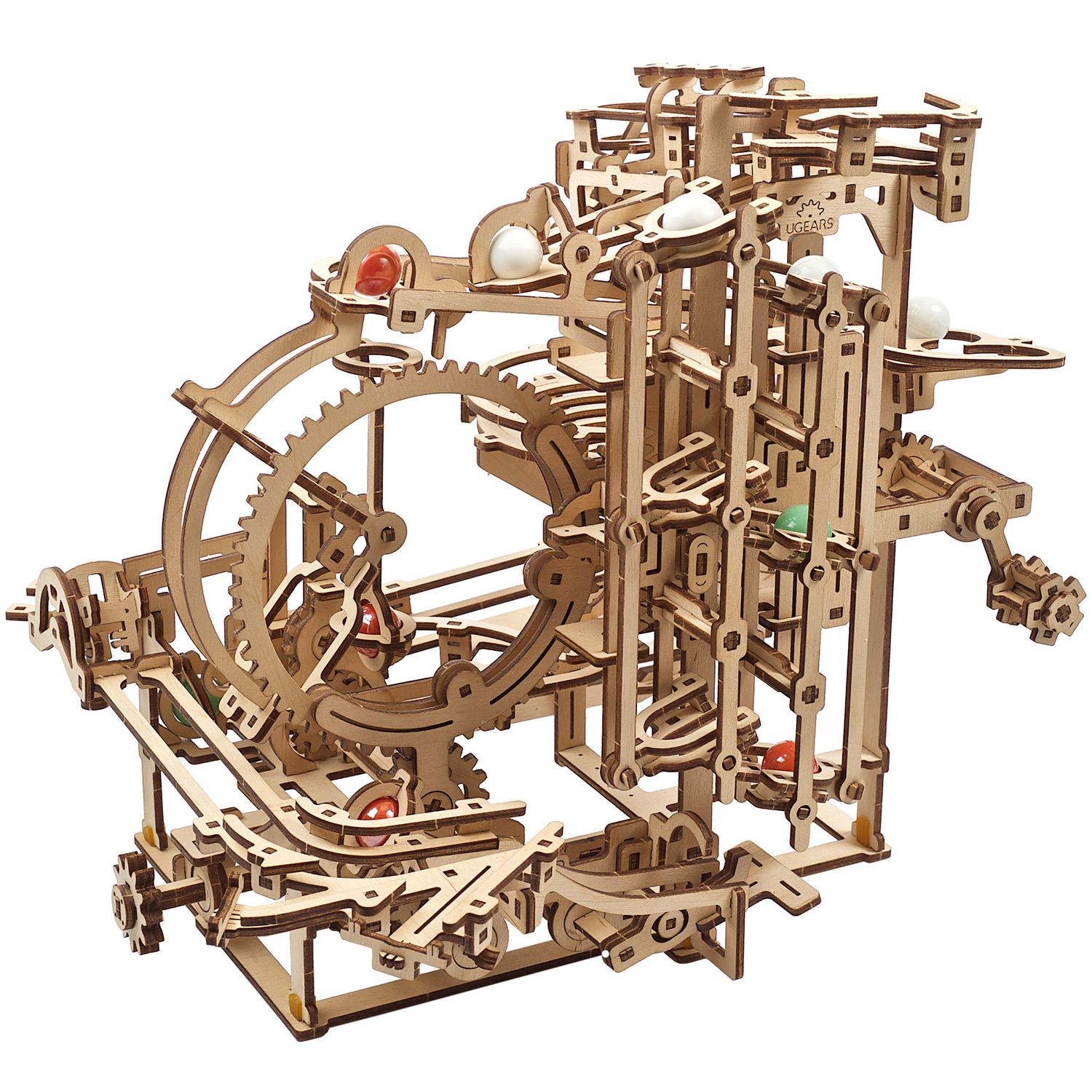 Сборная деревянная модель UGEARS Марбл-трасса Ступенчатый подъемник 3D-пазл  механический конструктор купить по цене 5490 ₽ в интернет-магазине Детский  мир