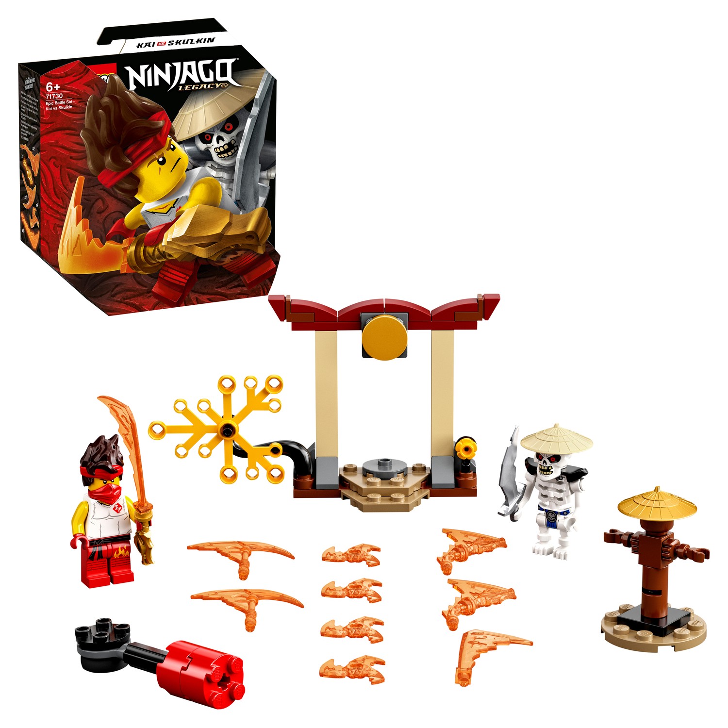 Конструктор LEGO Ninjago Легендарные битвы: Кай против Армии скелетов 71730