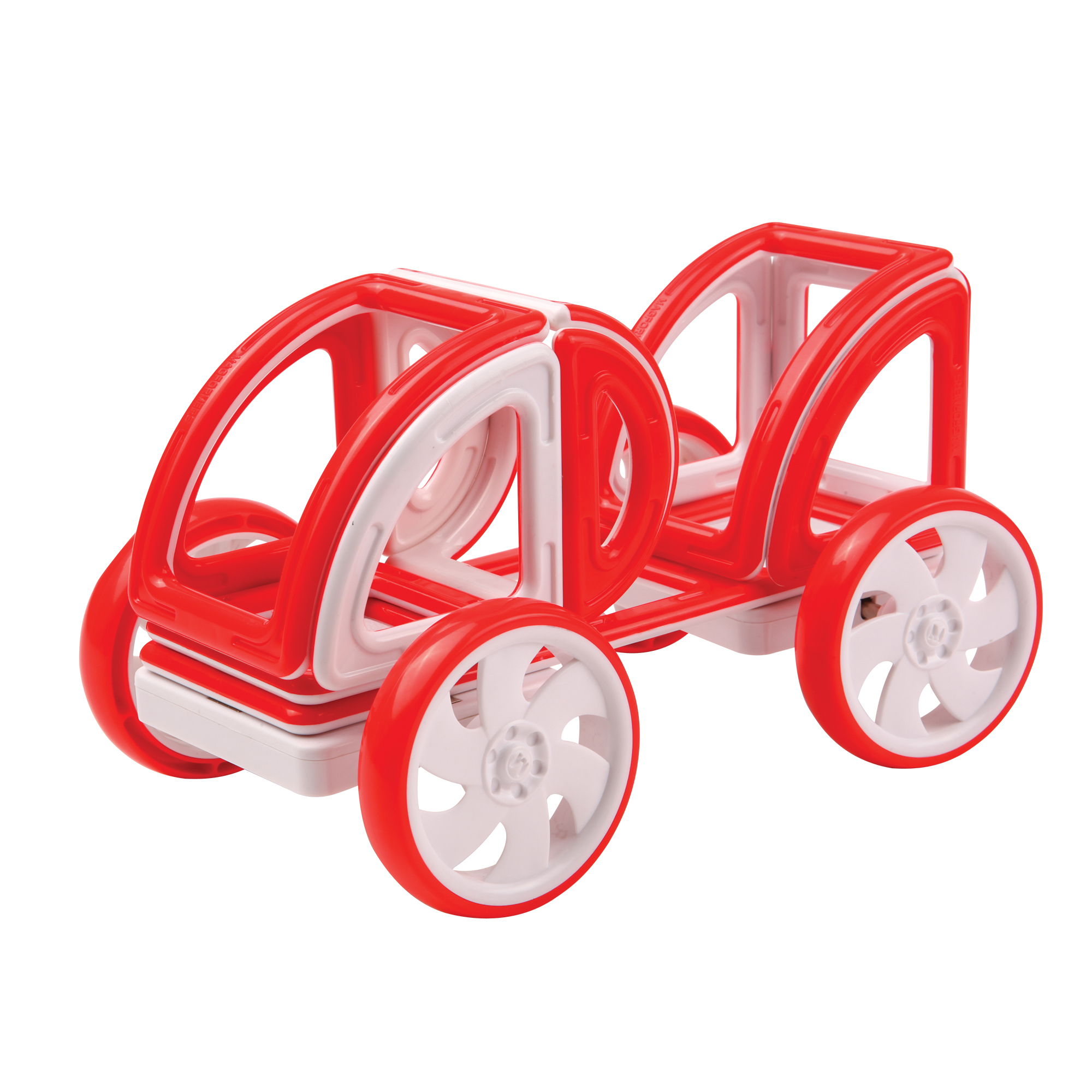 Магнитный конструктор Magformers My First Buggy 14-Red - фото 4