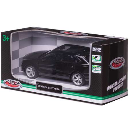 Автомобиль Abtoys Bentley MSZ 1:43 инерционный черный