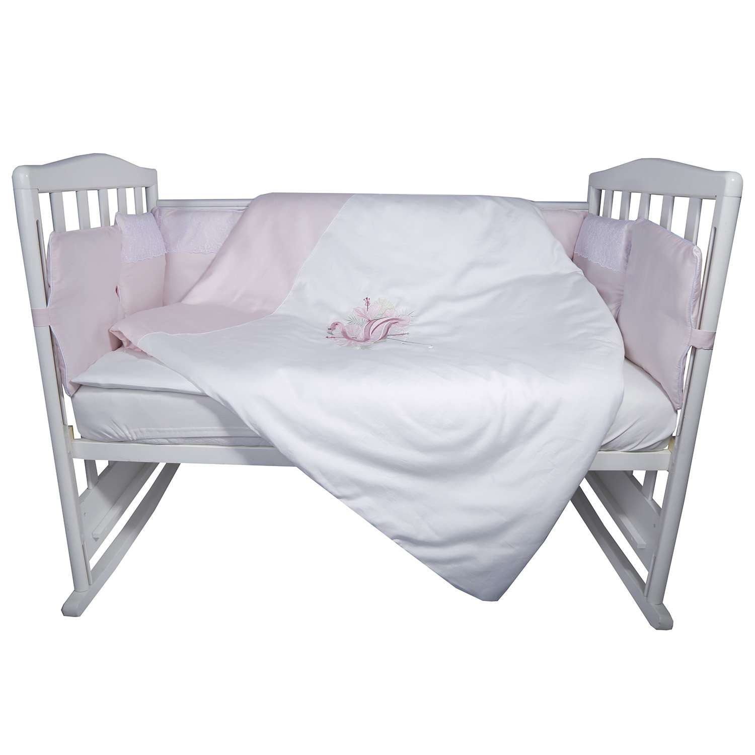 Комплект постельного белья Эдельвейс Фламинго 4предмета 10417 - фото 1
