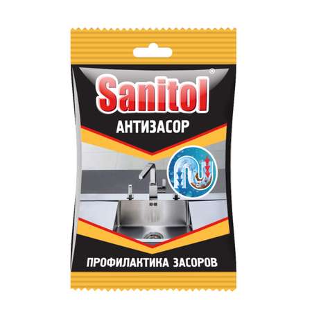 Средство для чистки труб Sanitol Антизасор 90г