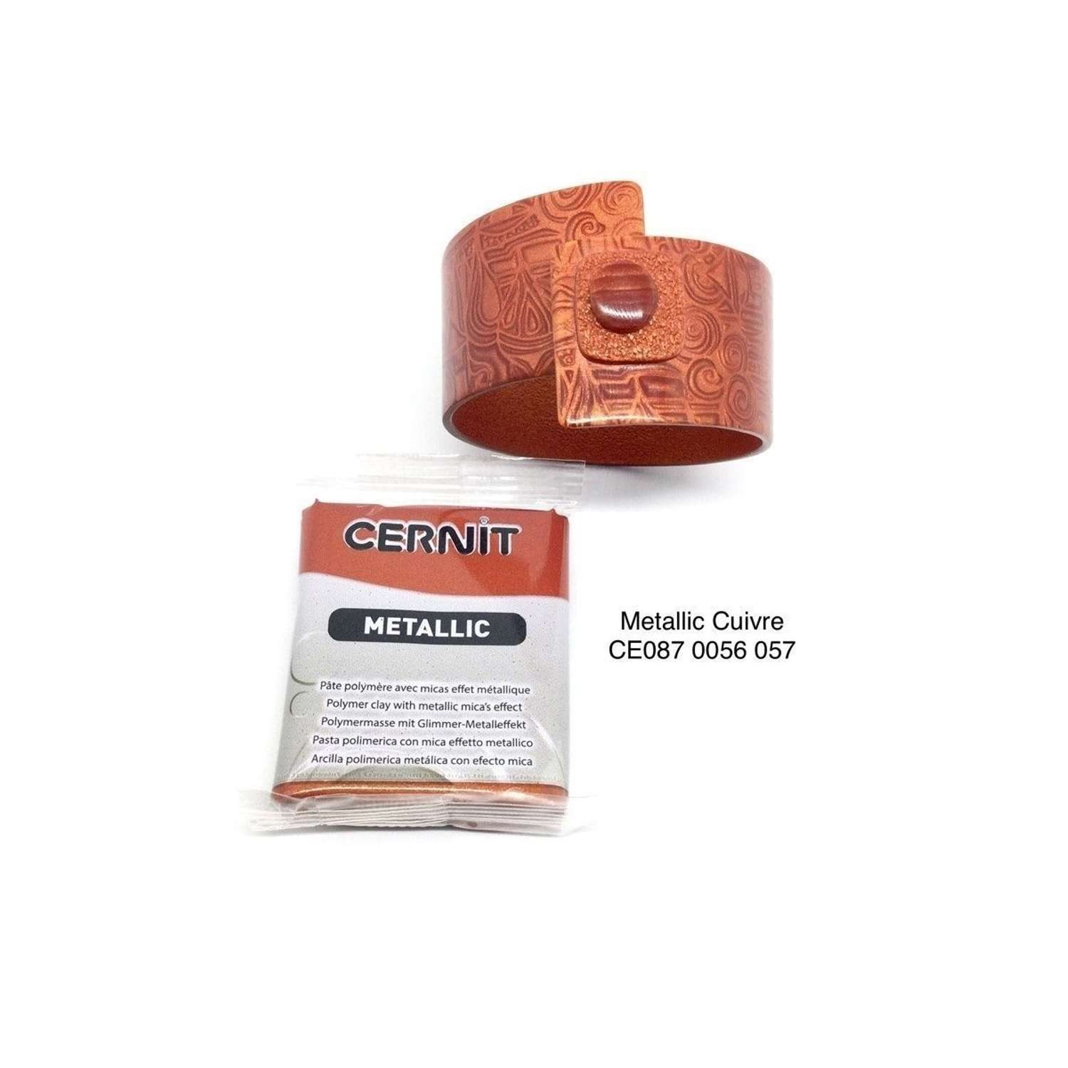 Полимерная глина Cernit пластика запекаемая Цернит metallic 56 гр CE0870063 - фото 11