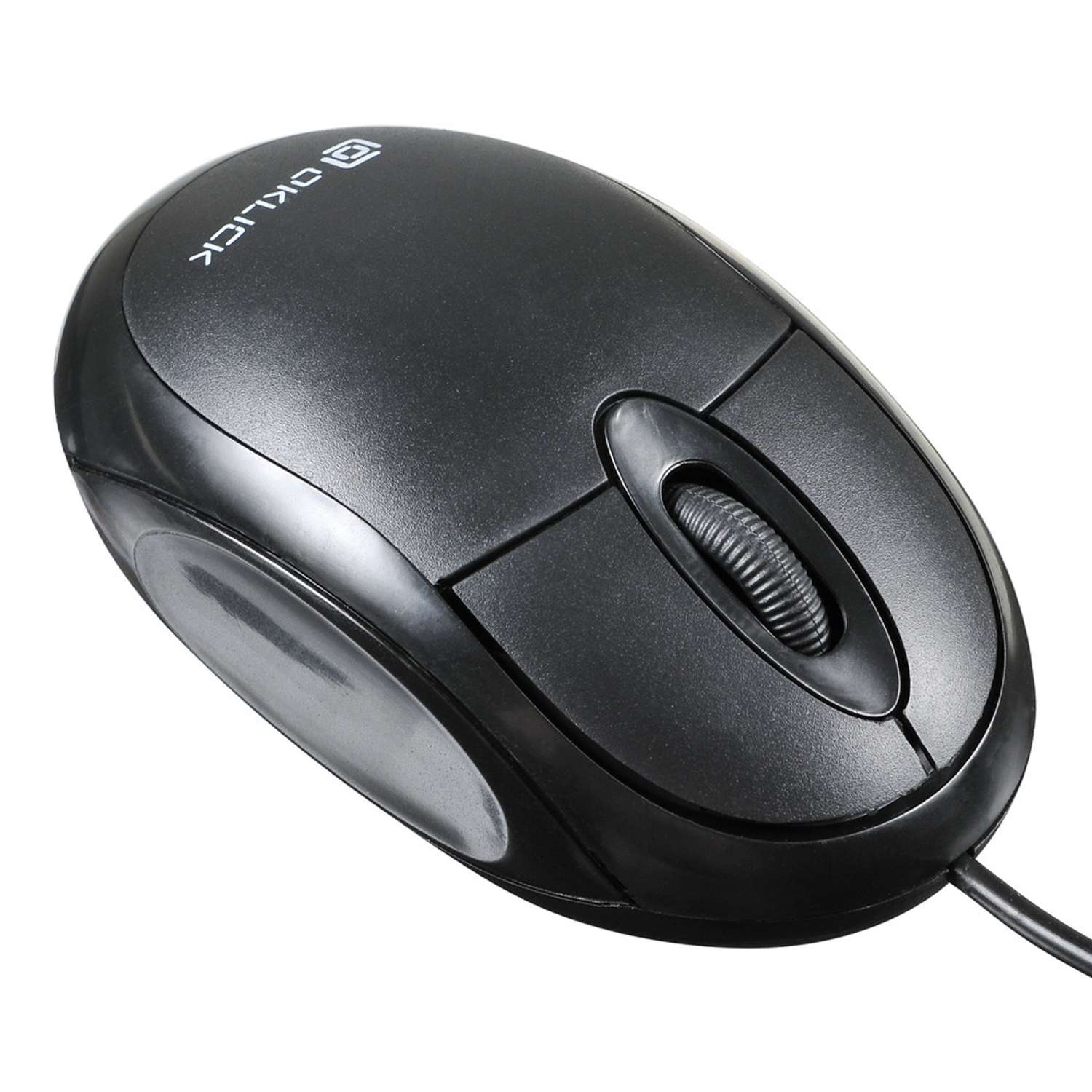 Мышь OKLICK 105S черный оптическая (800dpi) USB для ноутбука (2but) - фото 1