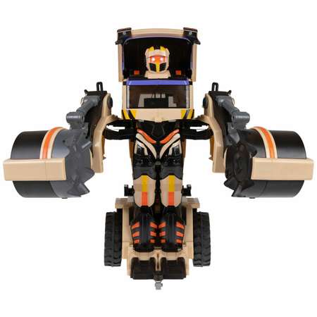 Трансформер 1TOY робот трансформируется в строительный каток со светом и звуком 47 см