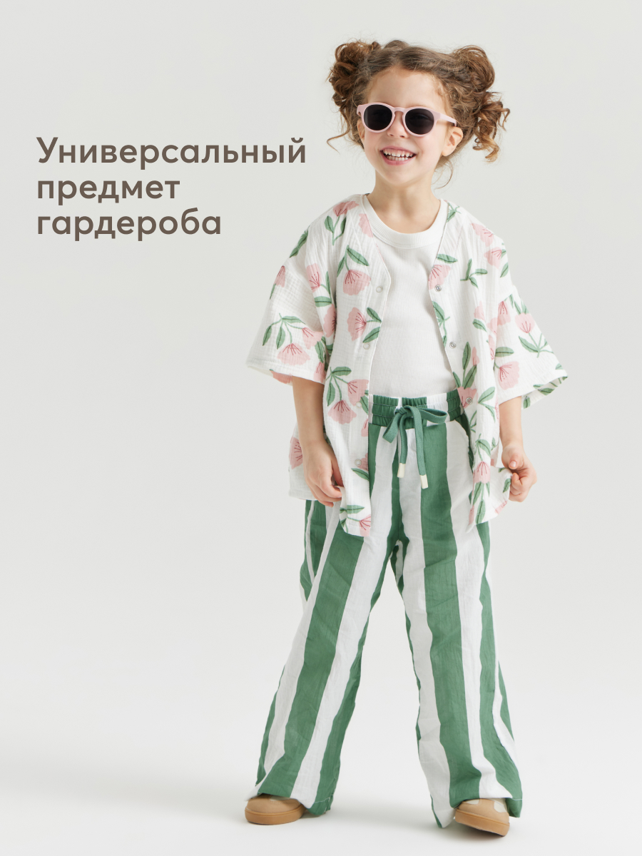 Рубашка HAPPY BABY 88130_pink-flower - фото 11