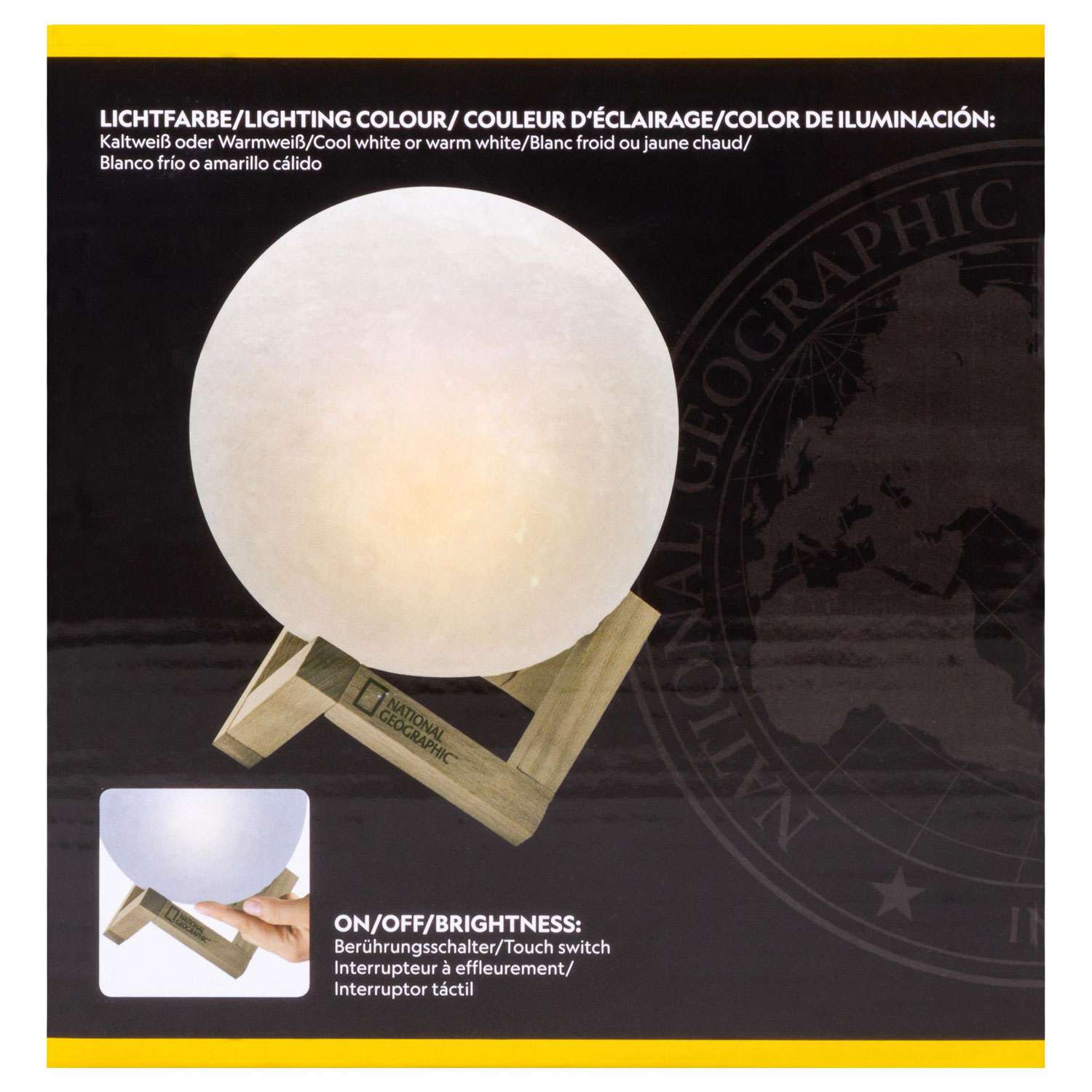 Лампа настольная Bresser National Geographic «3D Луна» 15 см - фото 13