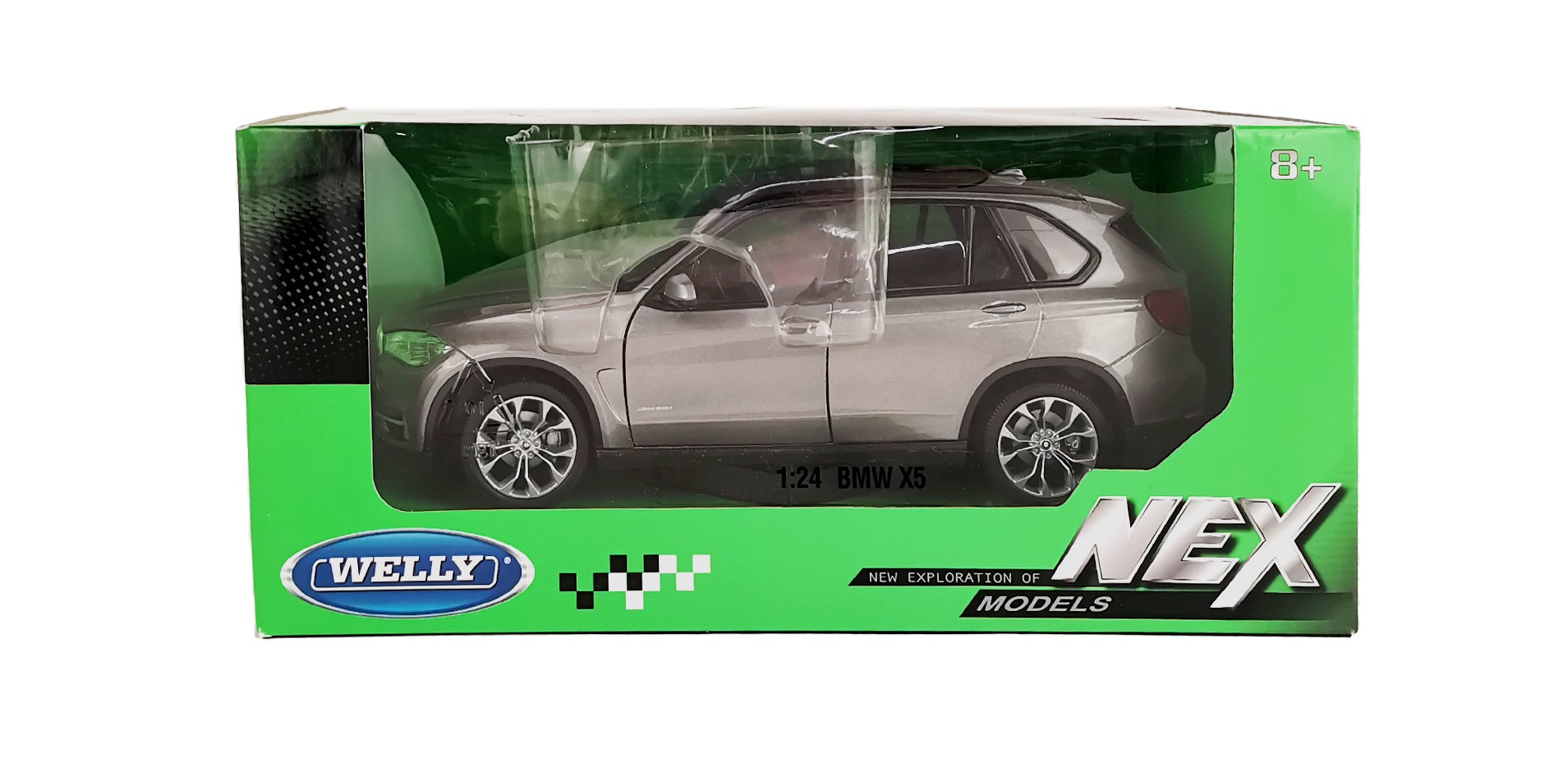 Машинка WELLY 1:24 BMW X5 серая купить по цене 4299 ₽ в интернет-магазине  Детский мир