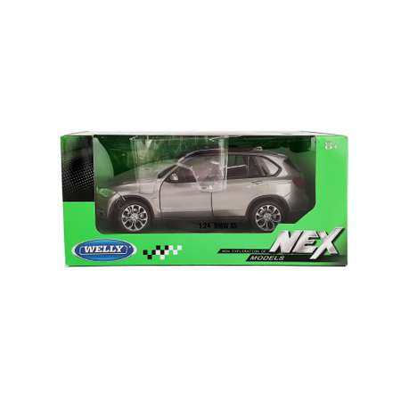 Автомобиль Welly BMW X5 1:24 серый