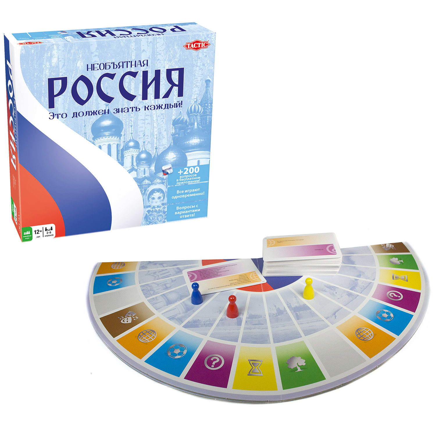 Игра настольная Tactic Games Необъятная Россия - фото 3