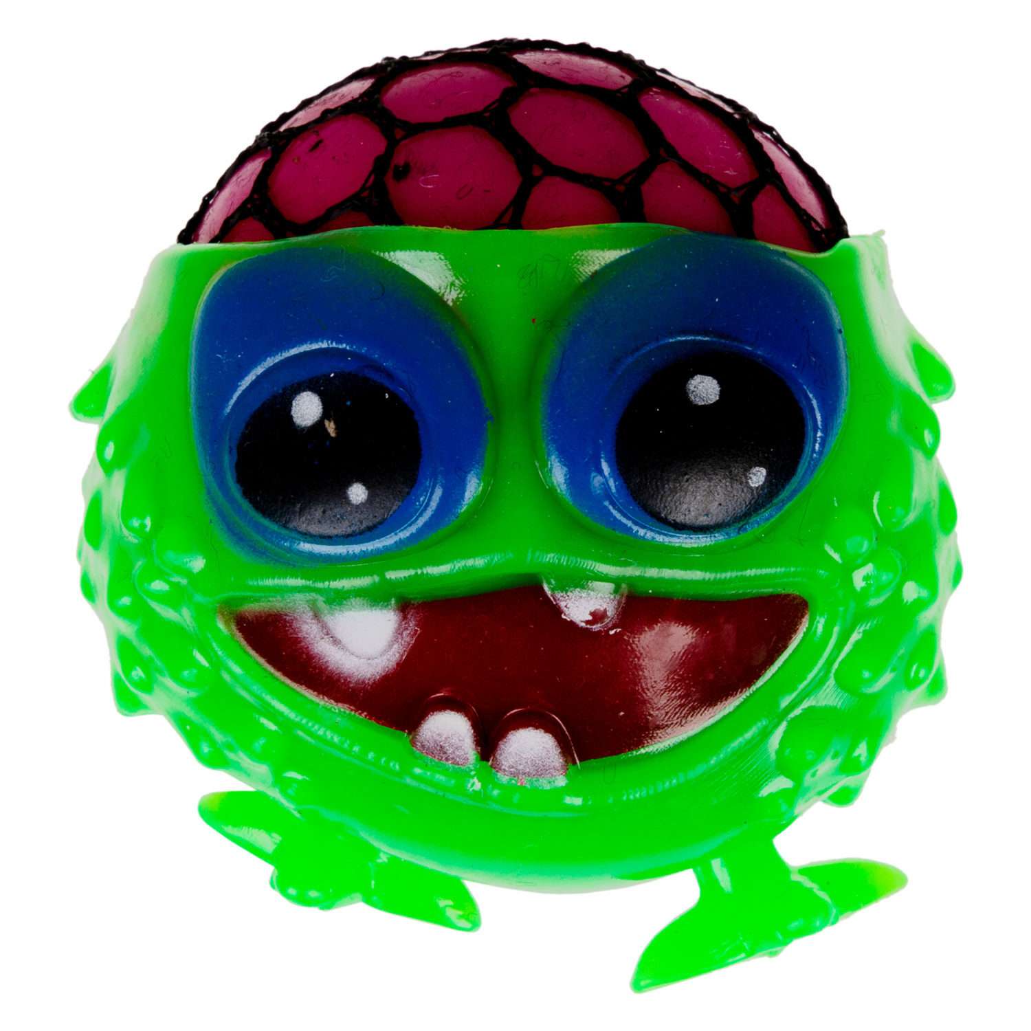 Антистресс игрушка для рук 1TOY Инопланетянин мялка жмякалка сквиш для детей взрослых зеленый - фото 1