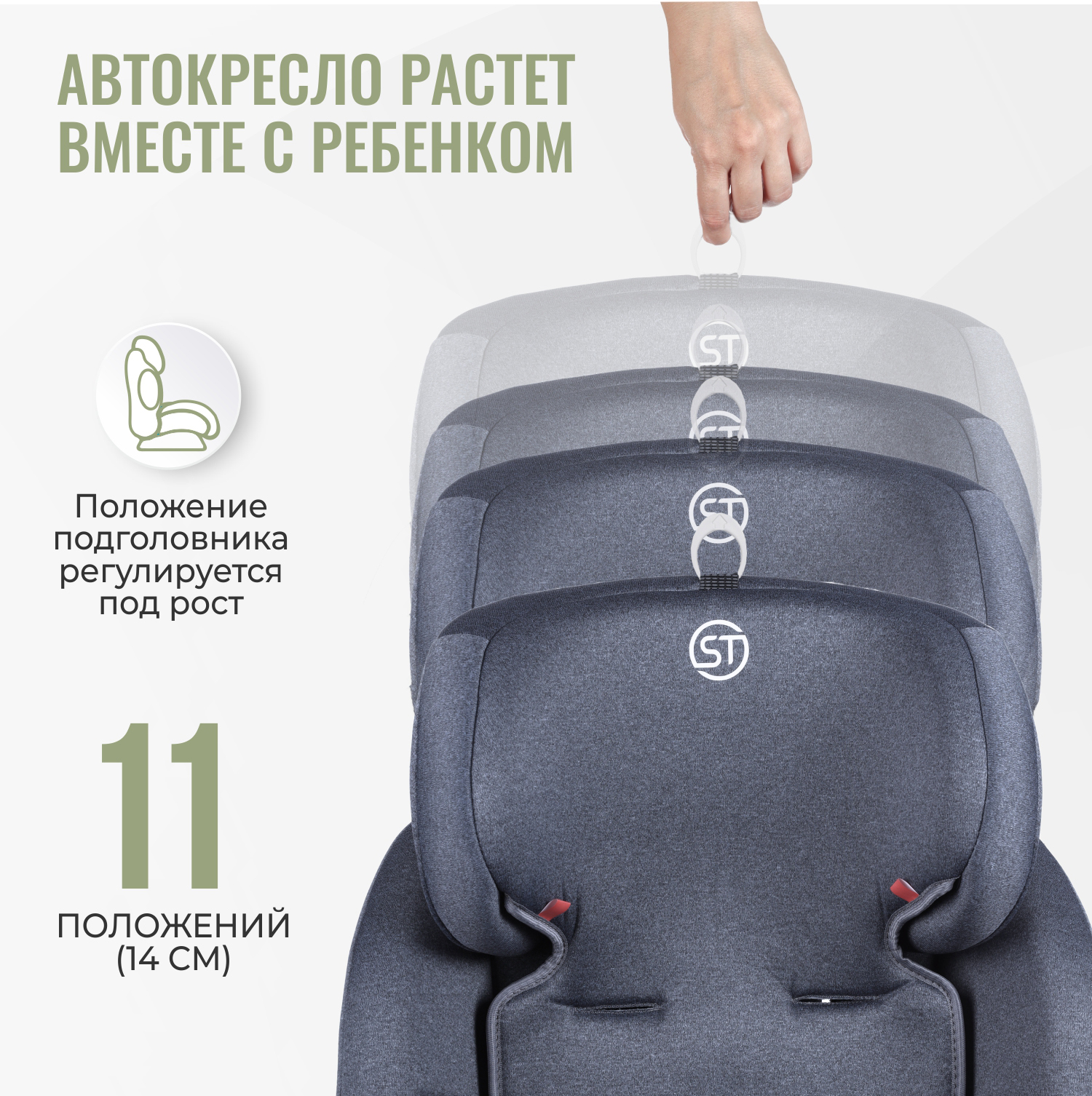 Детское автокресло SmartTravel Boss ISOFIX Blue - фото 12