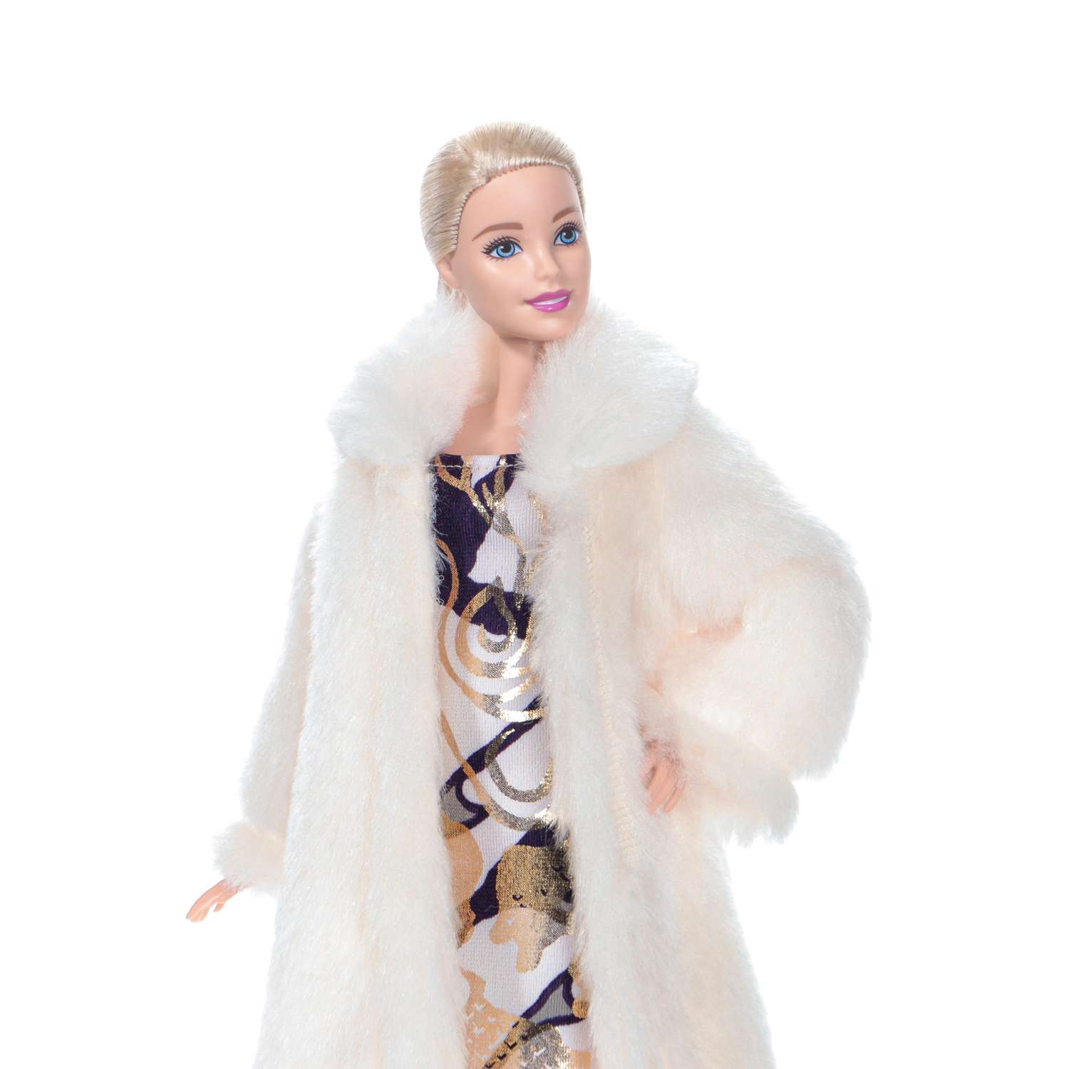 Одежда пальто куртка шуба куклы Барби barbie.