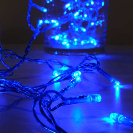 Гирлянда SH Lights Нить 100 синих LED 5м
