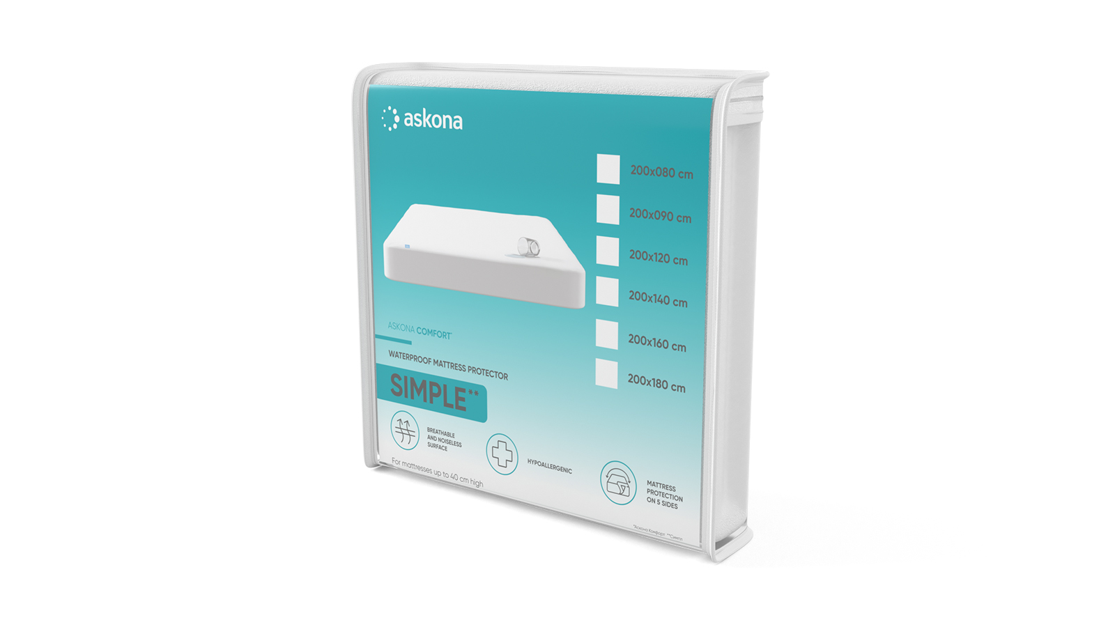 Чехол на матрас Askona Protect-a-Bed Simple - фото 6