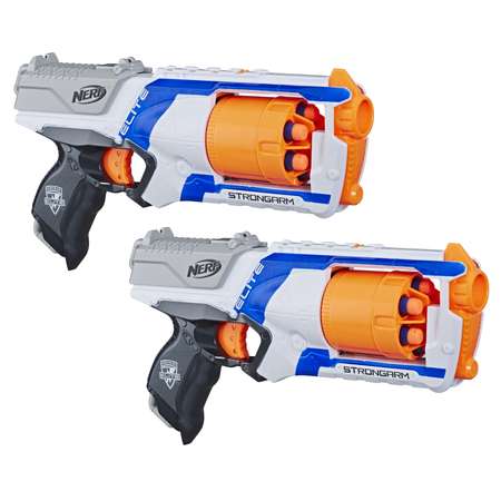 Набор игровой Nerf Стронгарм 2 бластера+12стрел B8995EU4