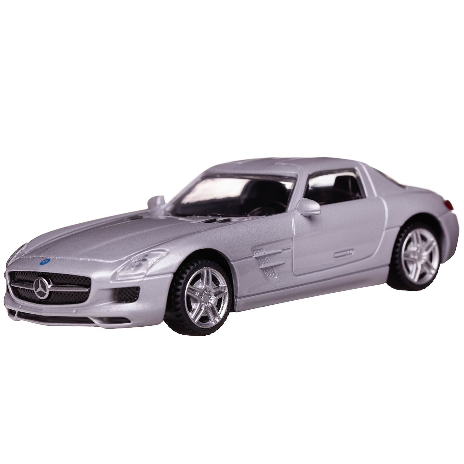 Автомобиль Rastar Mercedes 1:43 без механизмов серебряный 58100S - фото 1