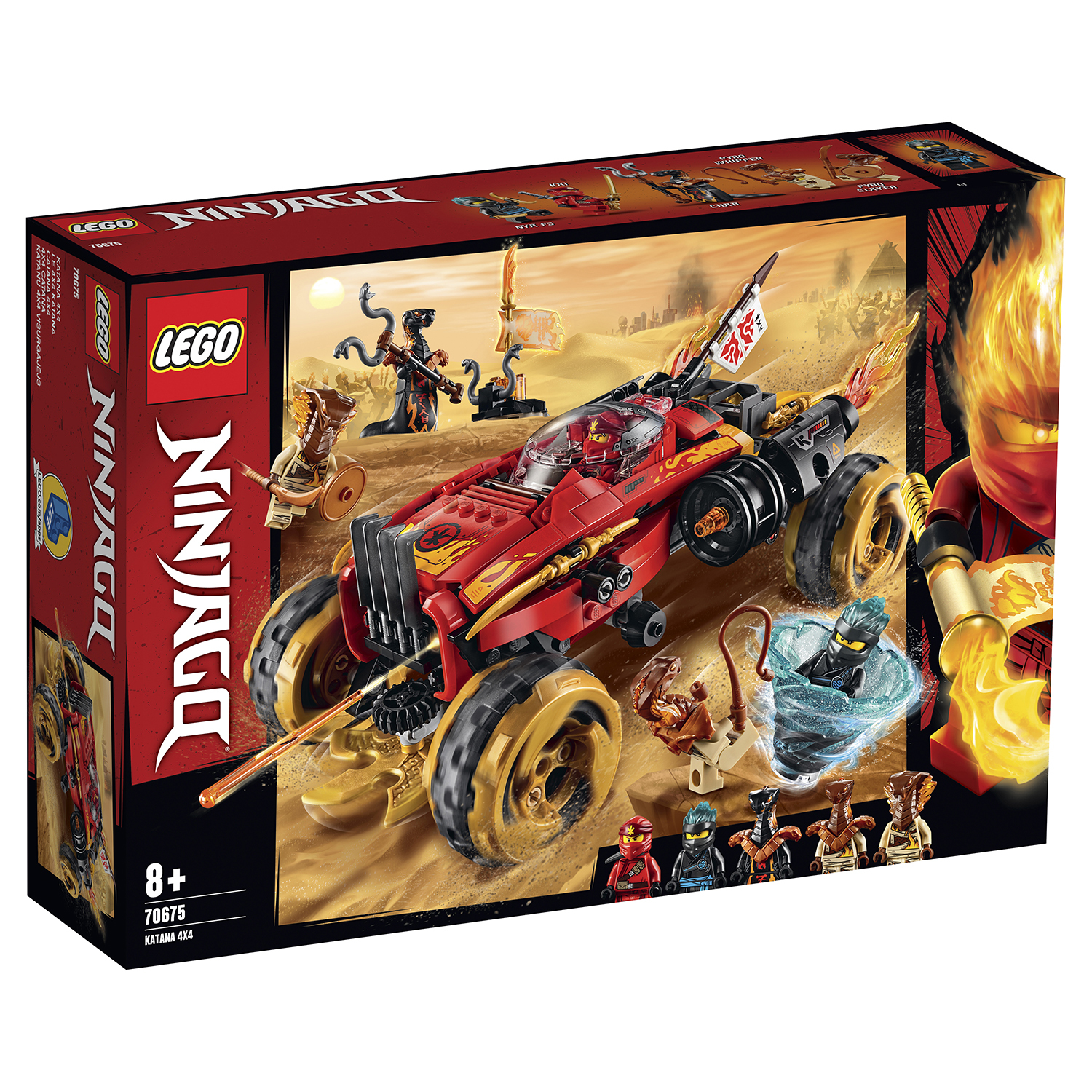 Конструктор LEGO Ninjago Внедорожник Катана 4*4 70675 купить по цене 4549 ₽  в интернет-магазине Детский мир