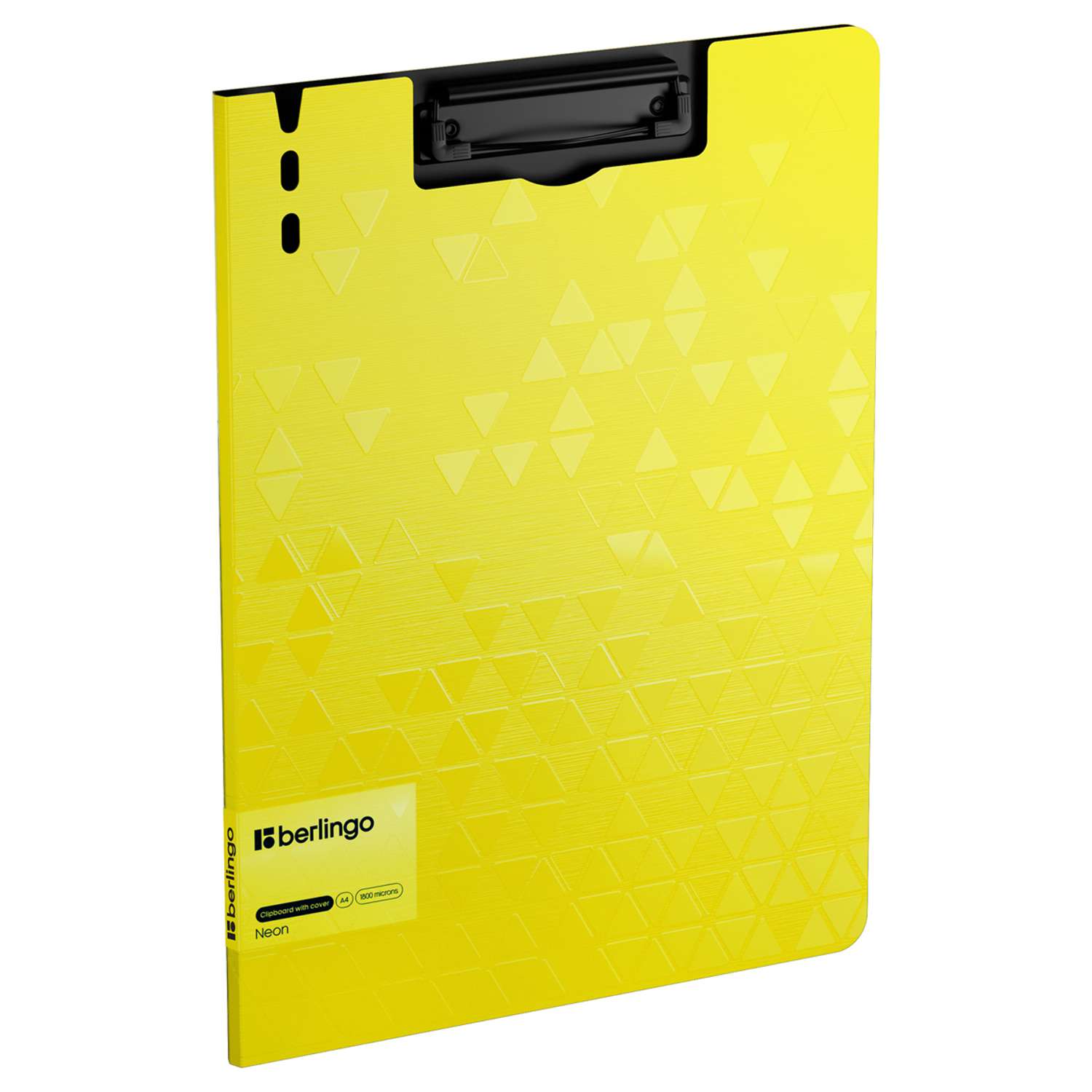 Папка-планшет с зажимом Berlingo Neon желтый неон - фото 3