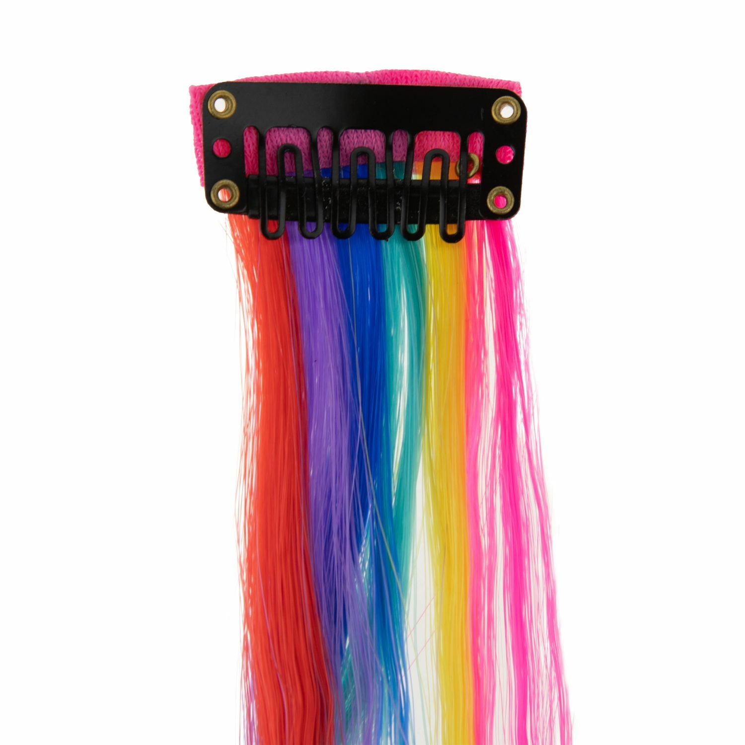 Цветные пряди для волос Lukky Fashion на заколках искусственные детские 50 см аксессуары для девочек - фото 7
